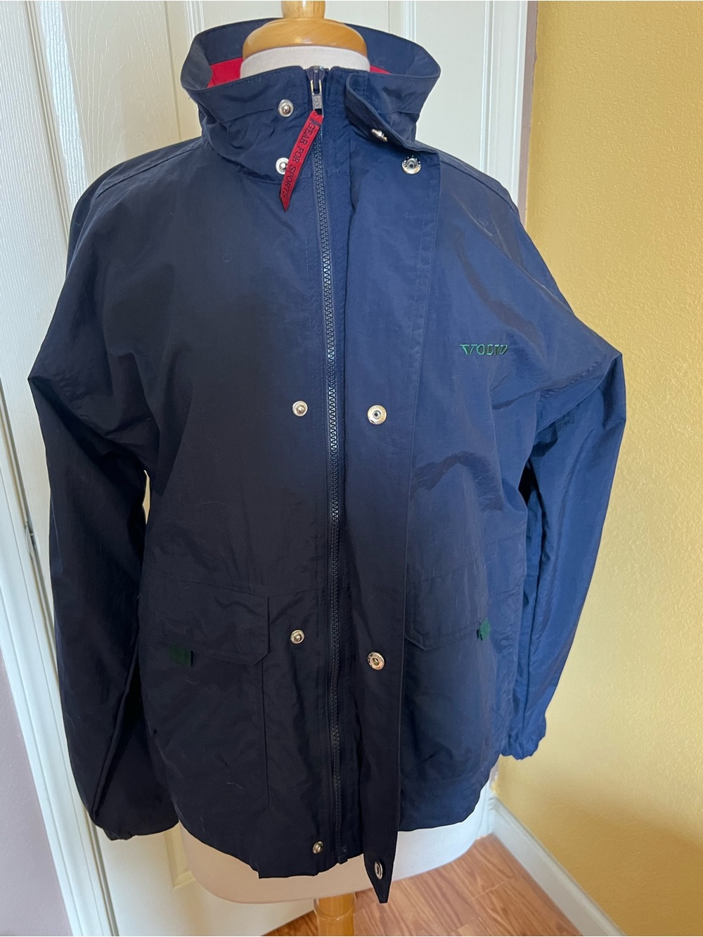Vintage Volvo Gear For Sports Long Sleeve Jacket Blue Small